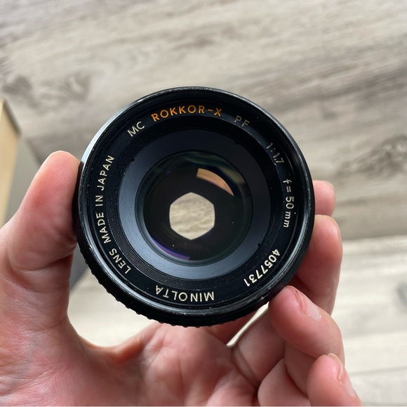Minolta MC ROKKOR -X PF 50mm f1.7 Japan Mirrorless Compatible - Picture 7 of 7